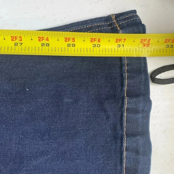 KanCan High Rise Extreme Flare Jeans 5 26x32” Dark Wash Denim Bell Bottoms 0050 - Picture 7 of 12